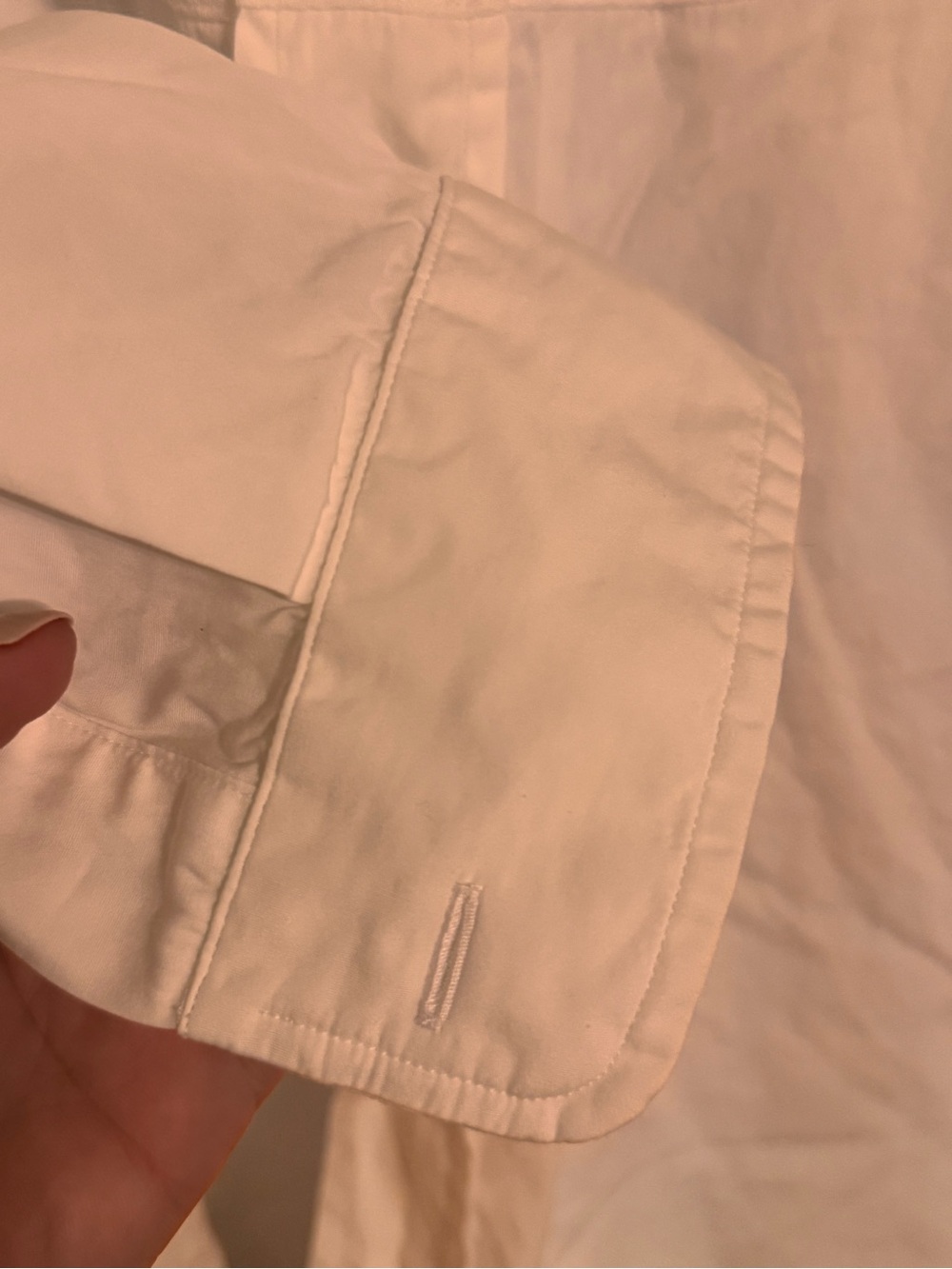 Frank & Eileen Women’s White Band-Collar Dress Shirt - Picture 6 of 14